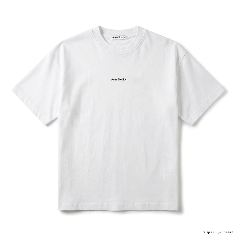 Acne Studios minimalist style white T-shirt