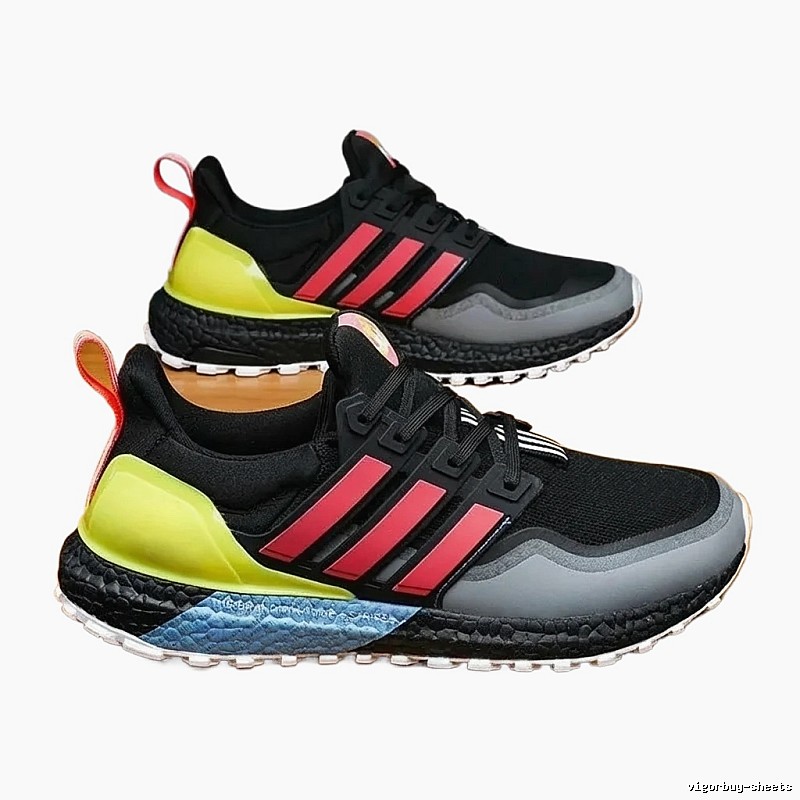 Adidas retro black and grey sports shoes
