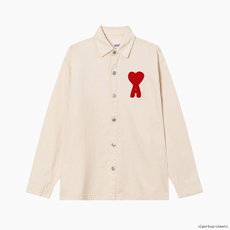 AMI Embroidered Love Wind Shirt