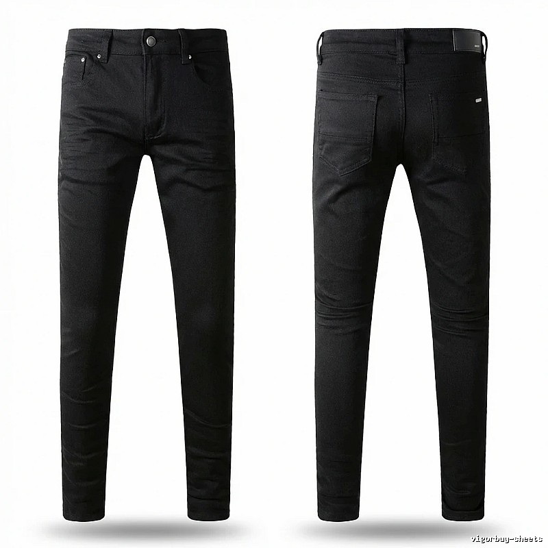 AMI Love Series Trendy and Cool Style Black Jeans