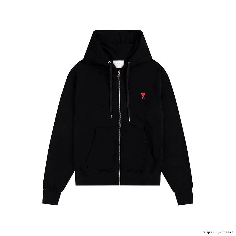 AMI Love Trend Brand Black Hoodie