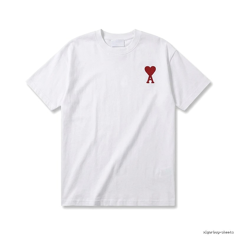 AMI minimalist style white T-shirt