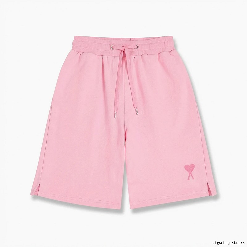 AMI pink shorts in a cute and casual style