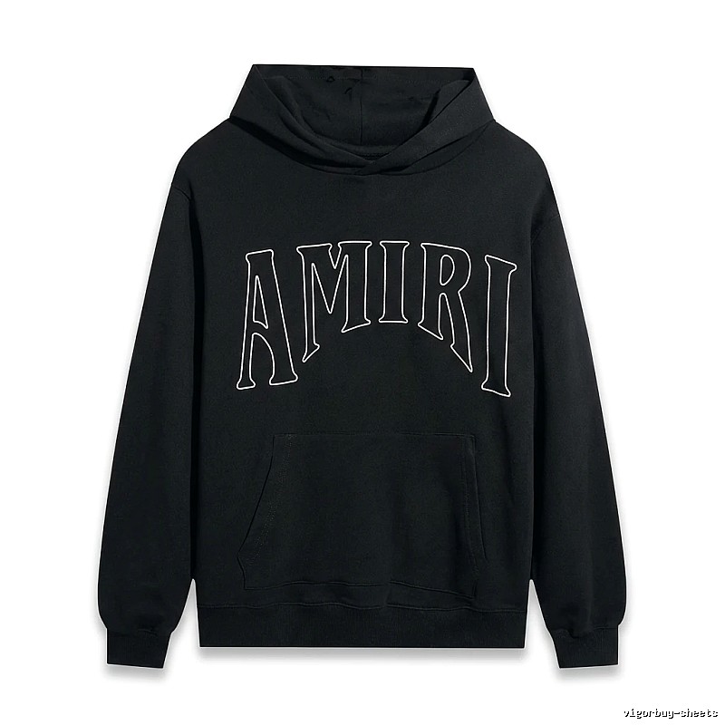 AMIRI Alphabet Style Black Sweatshirt