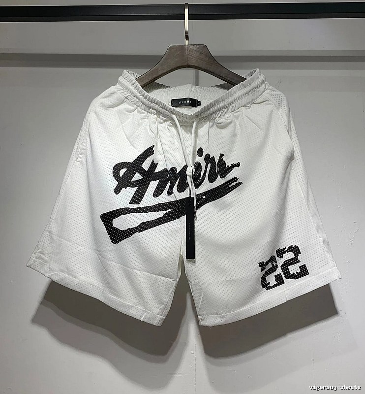 AMIRI Graffiti Street Style White Shorts