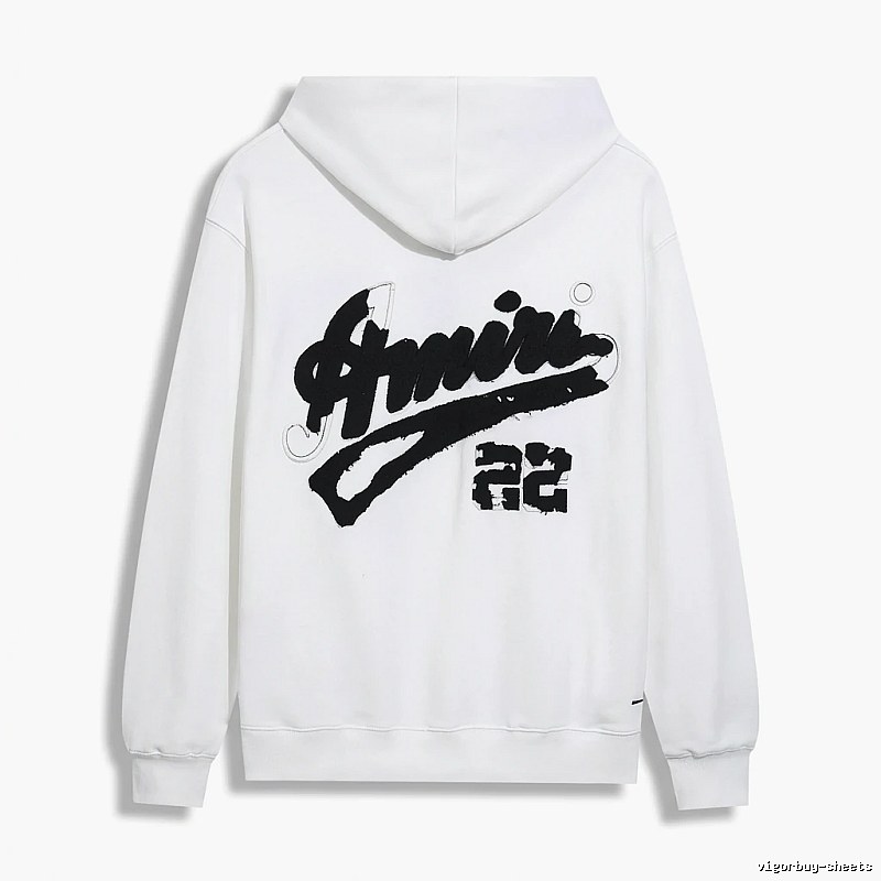 AMIRI Graffiti Style White Sweatshirt