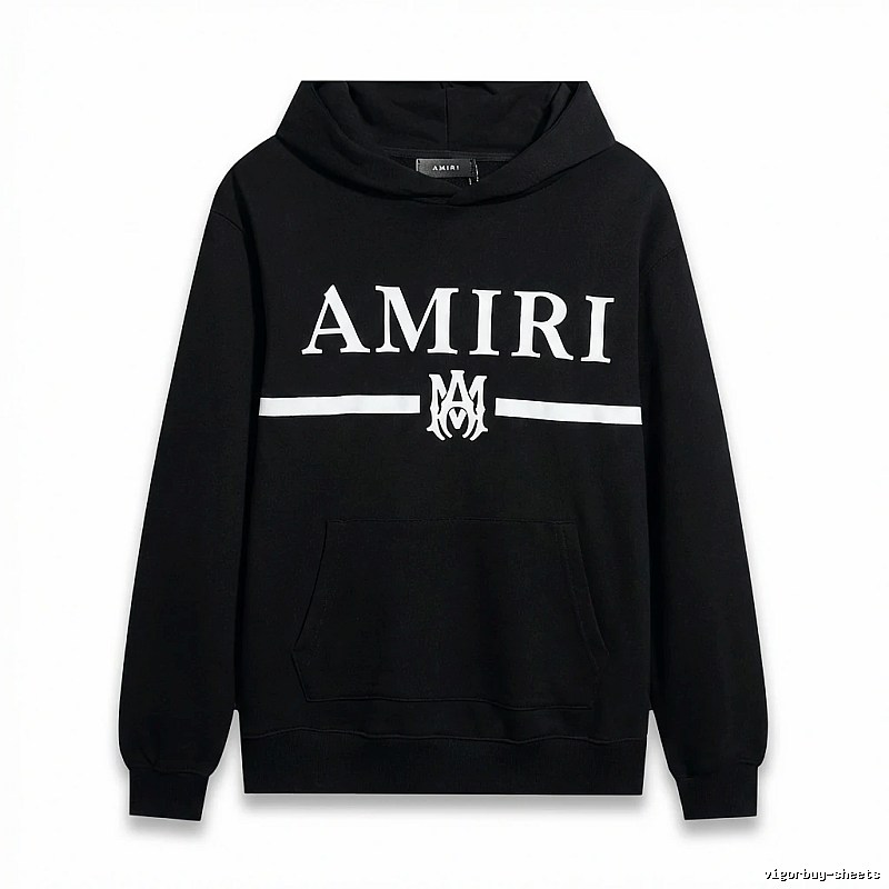 AMIRI Letter Print Black Sweatshirt