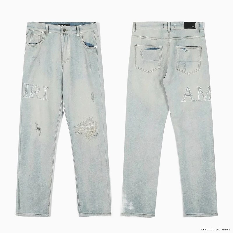 AMIRI Ripped Trendy and Cool Style Jeans