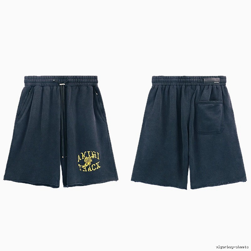 AMIRI Track American High Street Black Shorts