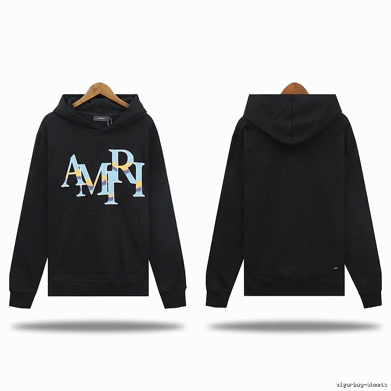 AMIRI Trendy and Cool Style Black Hoodie