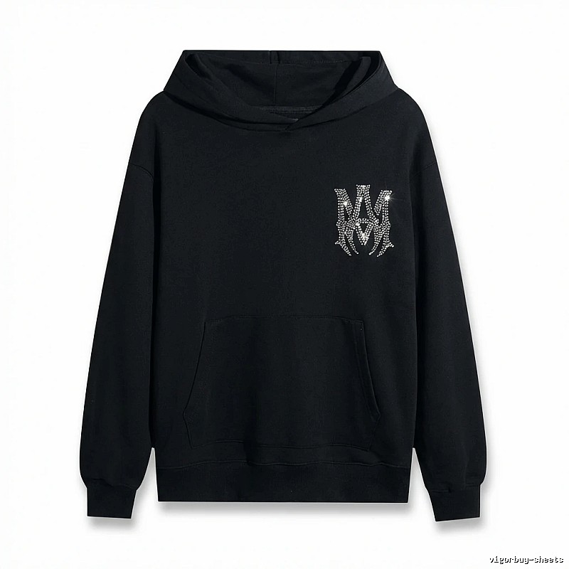 AMIRI's trendy and cool black hoodie