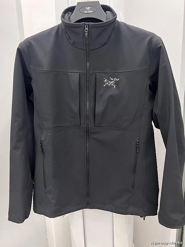 Arc’teryx black outdoor-style jacket