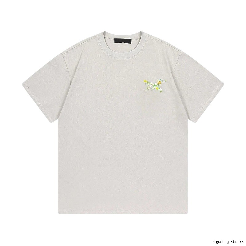Arc'teryx Casual Light Grey Floral Short-sleeve T-shirt