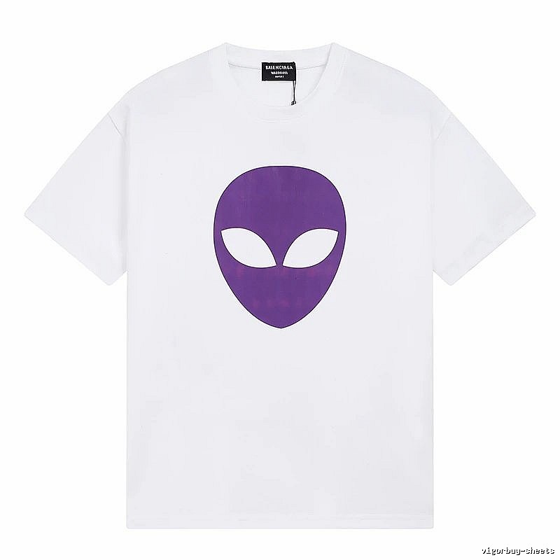 Balenciaga Alien Print White T-shirt