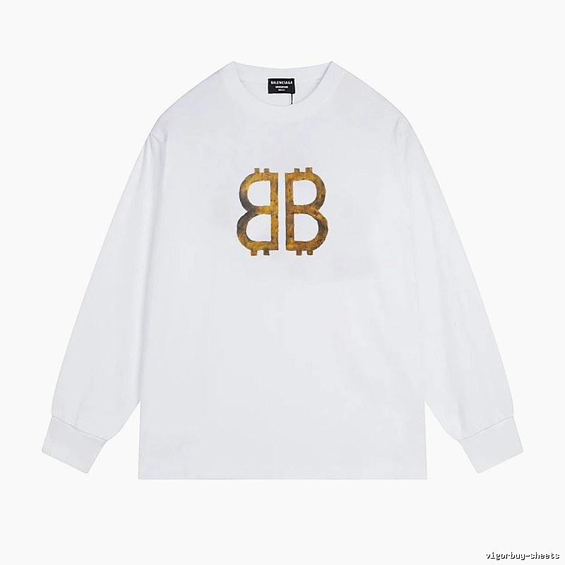 Balenciaga BB Print White T-shirt