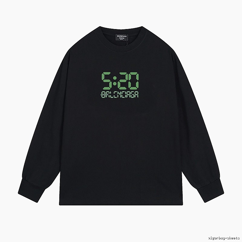 Balenciaga digital style black sweatshirt