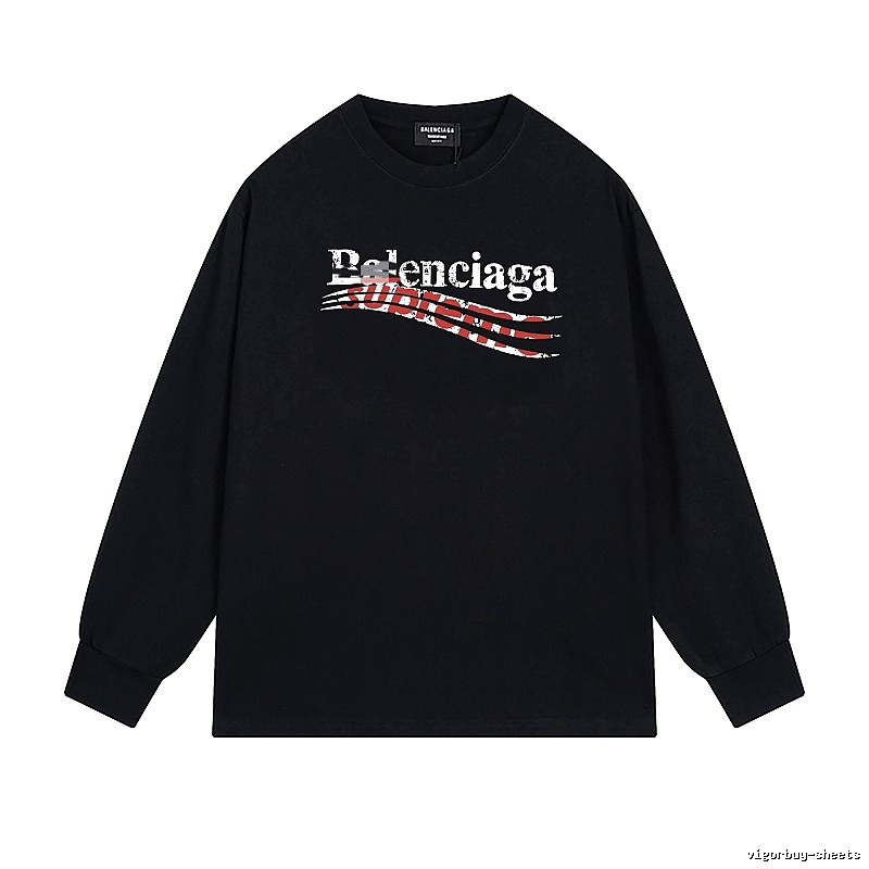 Balenciaga graffiti-style black T-shirt