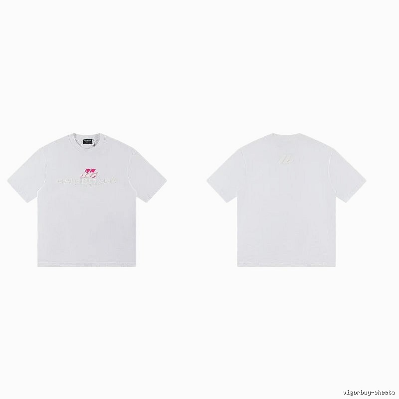 Balenciaga Printed Streetwear-style White T-Shirt