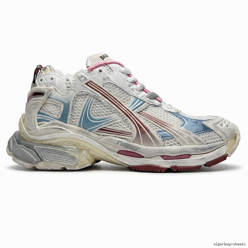 Balenciaga retro-style white sneakers
