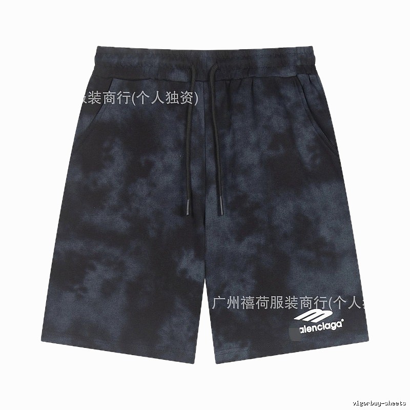Balenciaga tie-dye style shorts