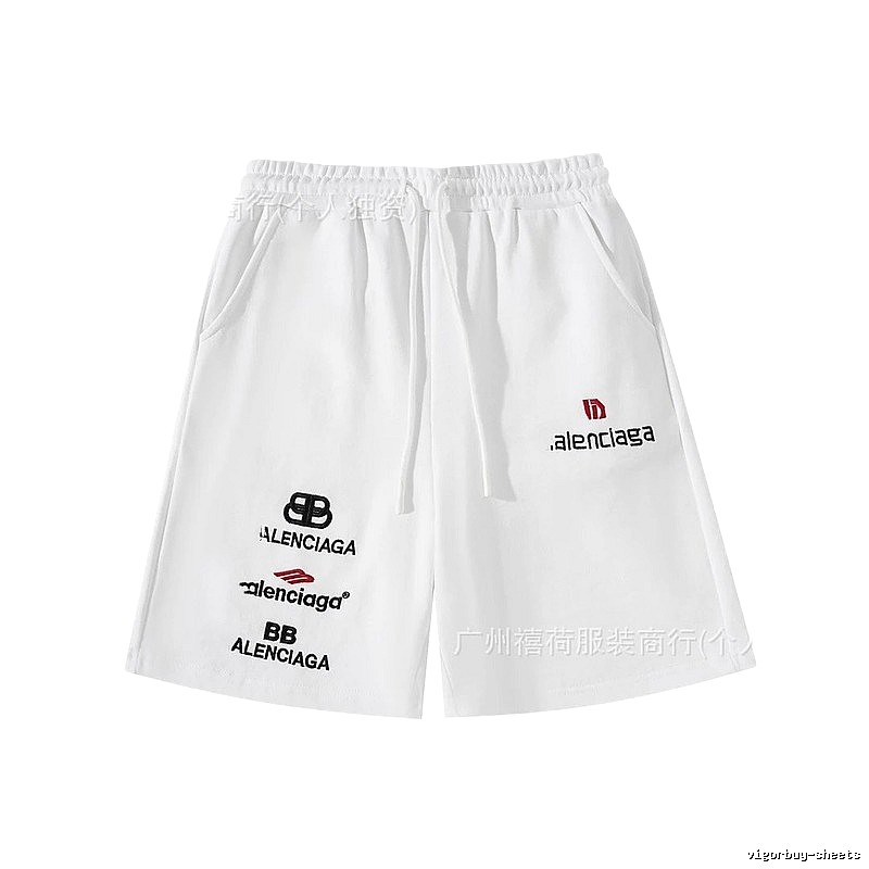 Balenciaga trendy white shorts