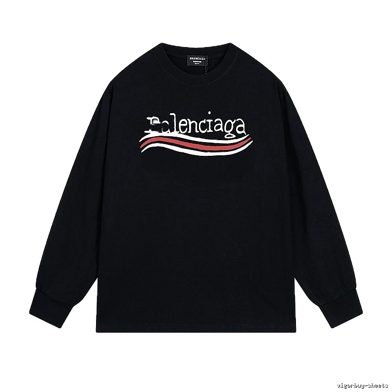 Balenciaga wavy black sweatshirt