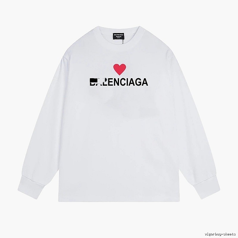 Balenciaga's simple white T-shirt with a heart design.