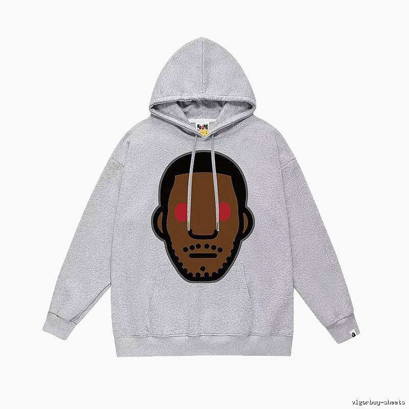 Bape Ape Grey Hoodie