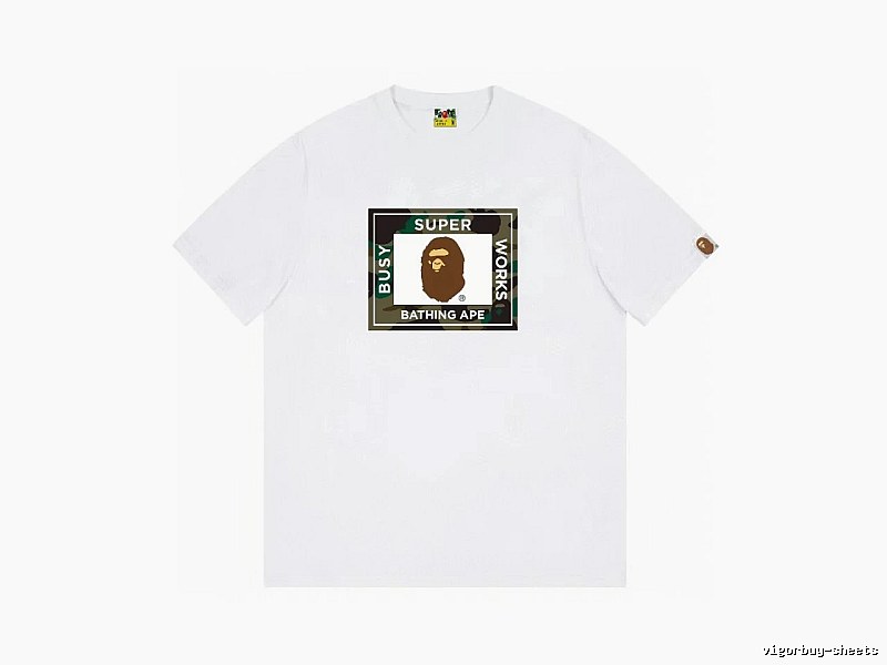 Bape Ape Head Camouflage Style Short-sleeve Shirt