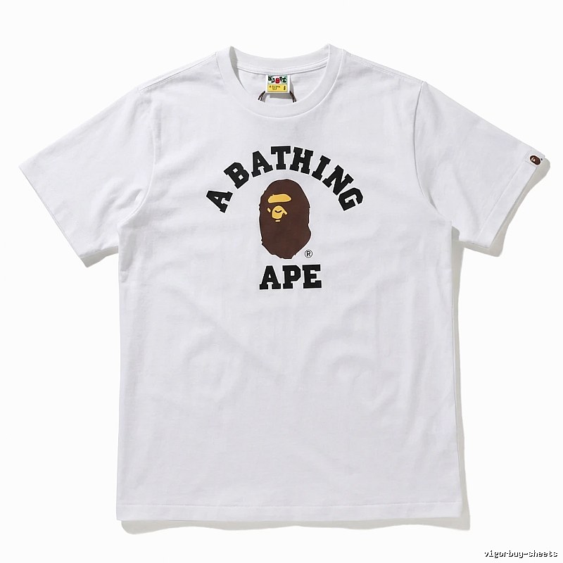 Bape Ape Head Simple White T-shirt