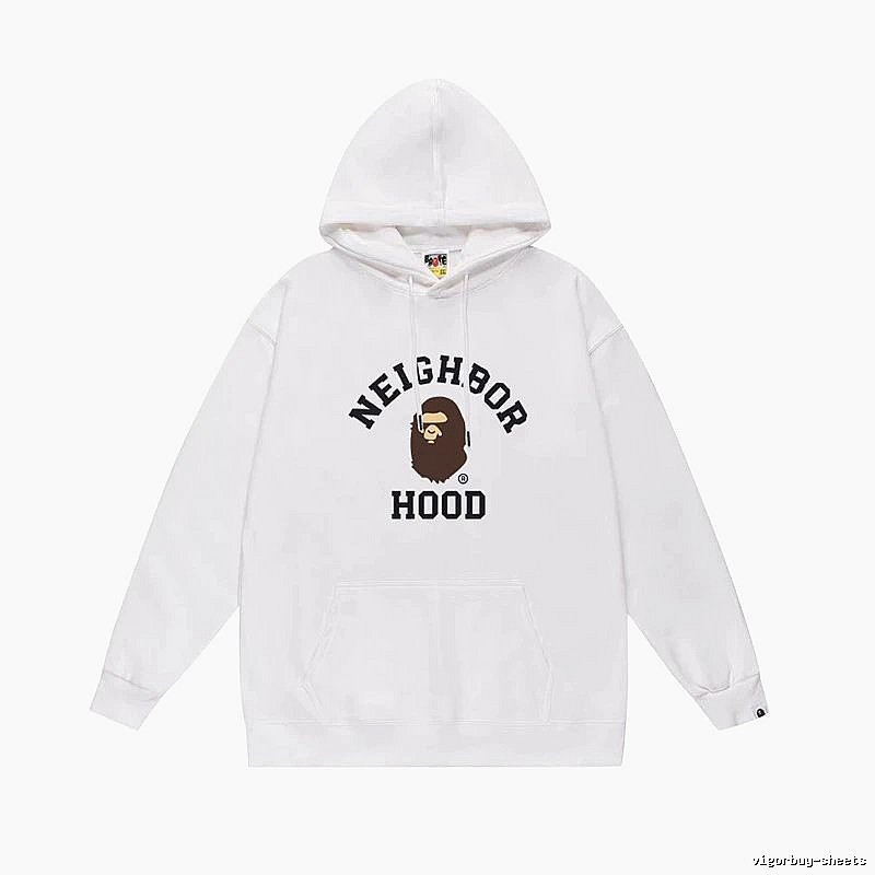 Bape Ape series white hoodie