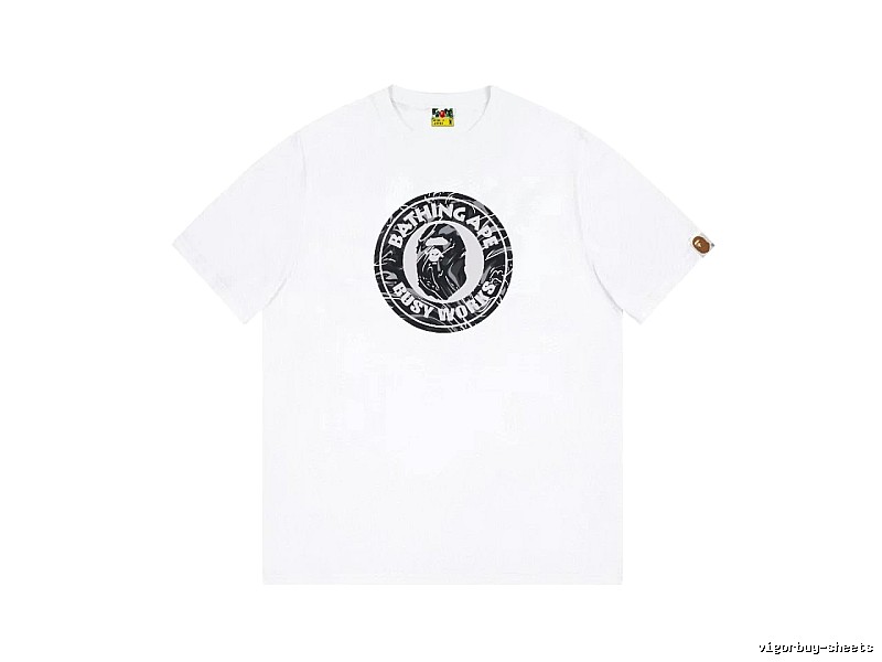 Bape classic retro style white T-shirt