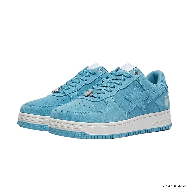 Bape Star Style Blue Sneakers
