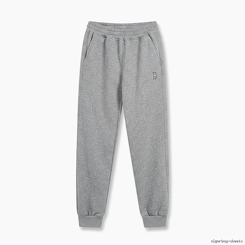 Basic style casual gray sweatpants of MLB