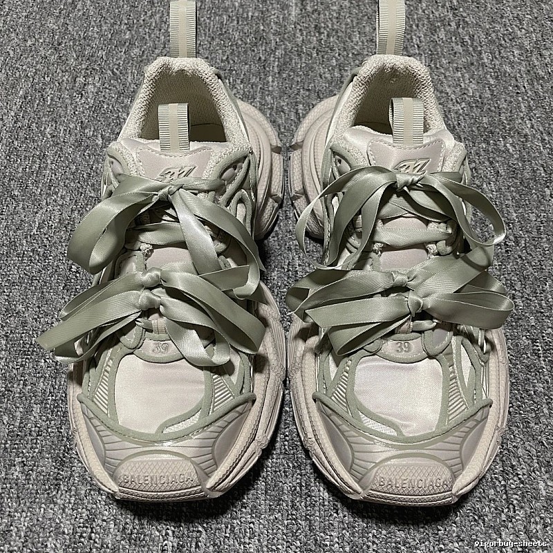 Beige Runner Sneaker by Balenciaga with Beige Layered Runner
