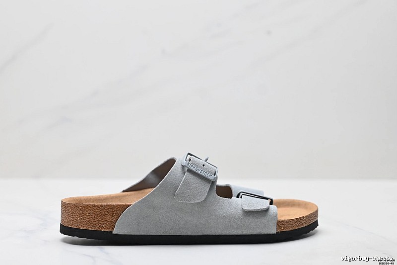 Birkenstock Arizona Casual Light Gray Slide Sandals