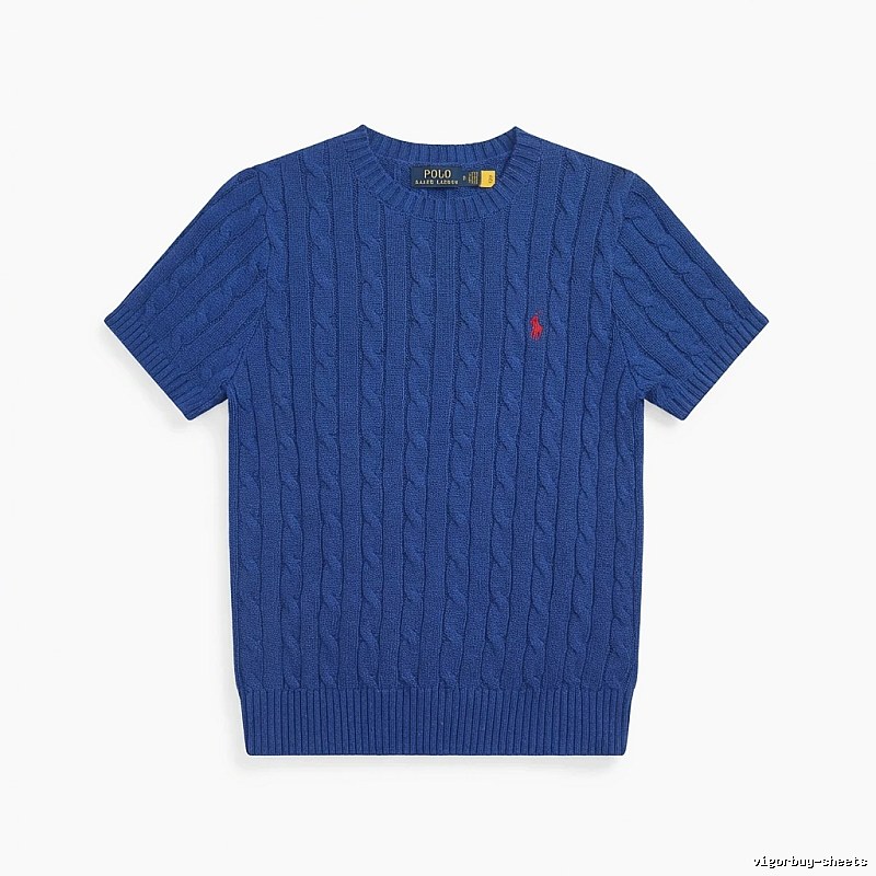 Blue knitted sweater of Ralph Lauren Polo series