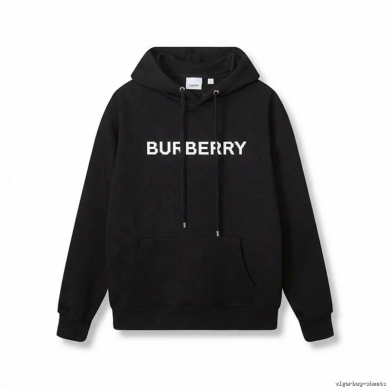 Burberry pixel-style black sweatshirt