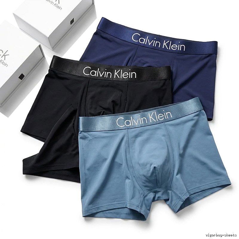 Calvin Klein simple style dark blue underwear