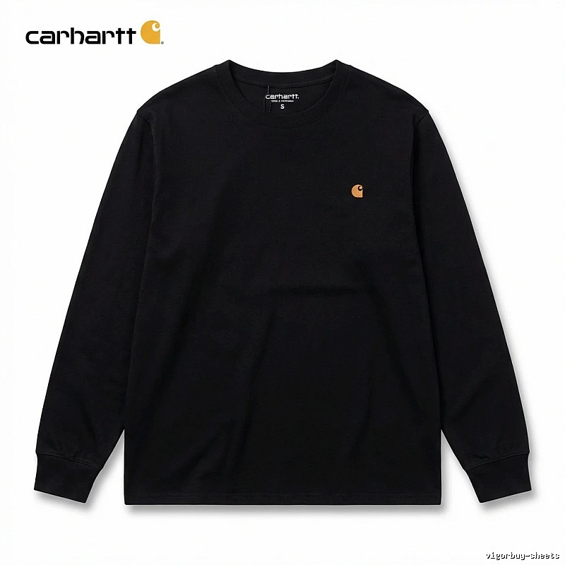 Carhartt basic black long-sleeve shirt