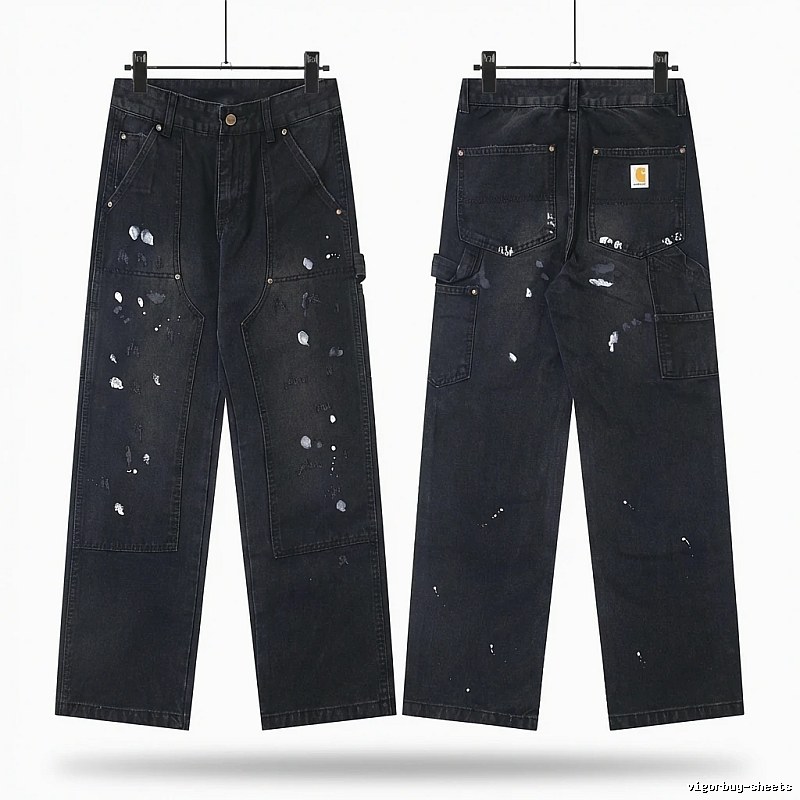 Carhartt workwear style black jeans