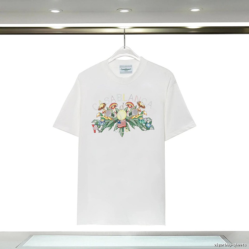 Casablanca Floral Print White T-shirt