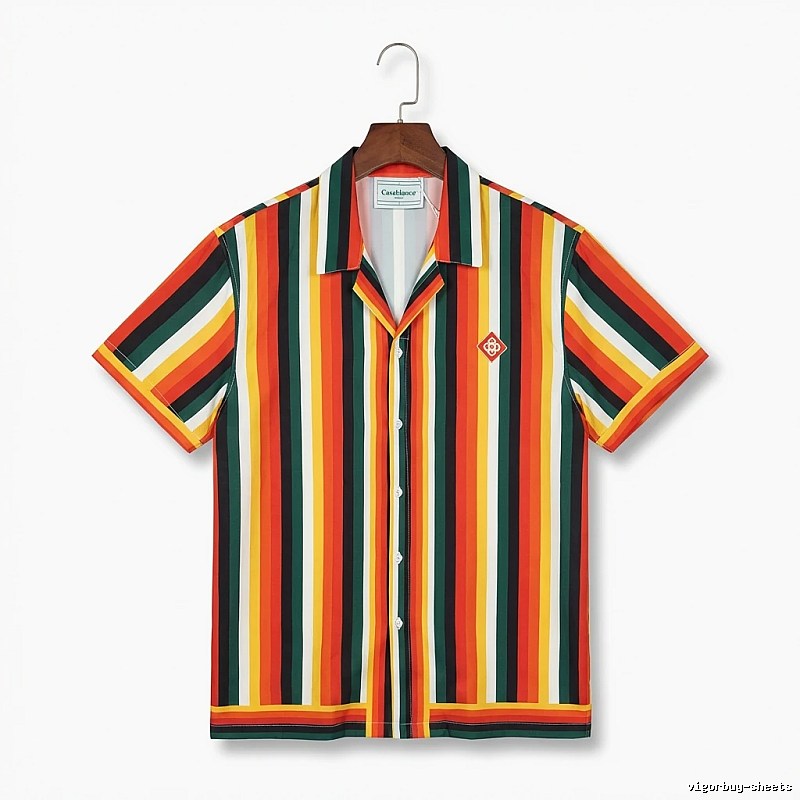 Casablanca striped retro-style shirt