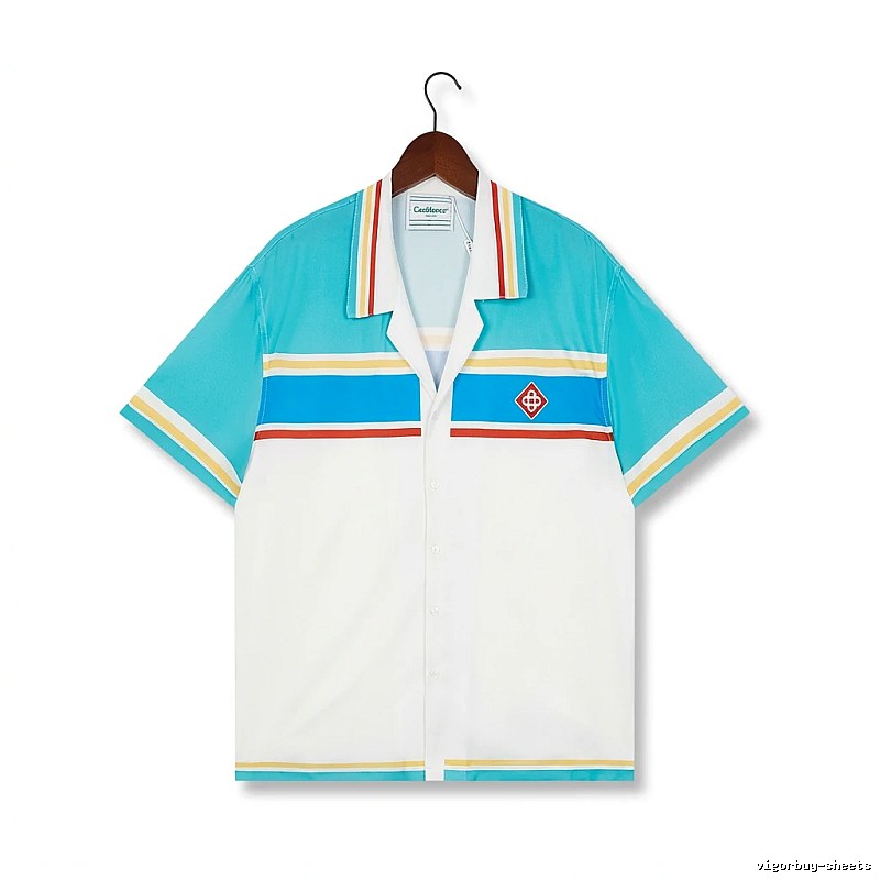 Casablanca striped retro-style shirt