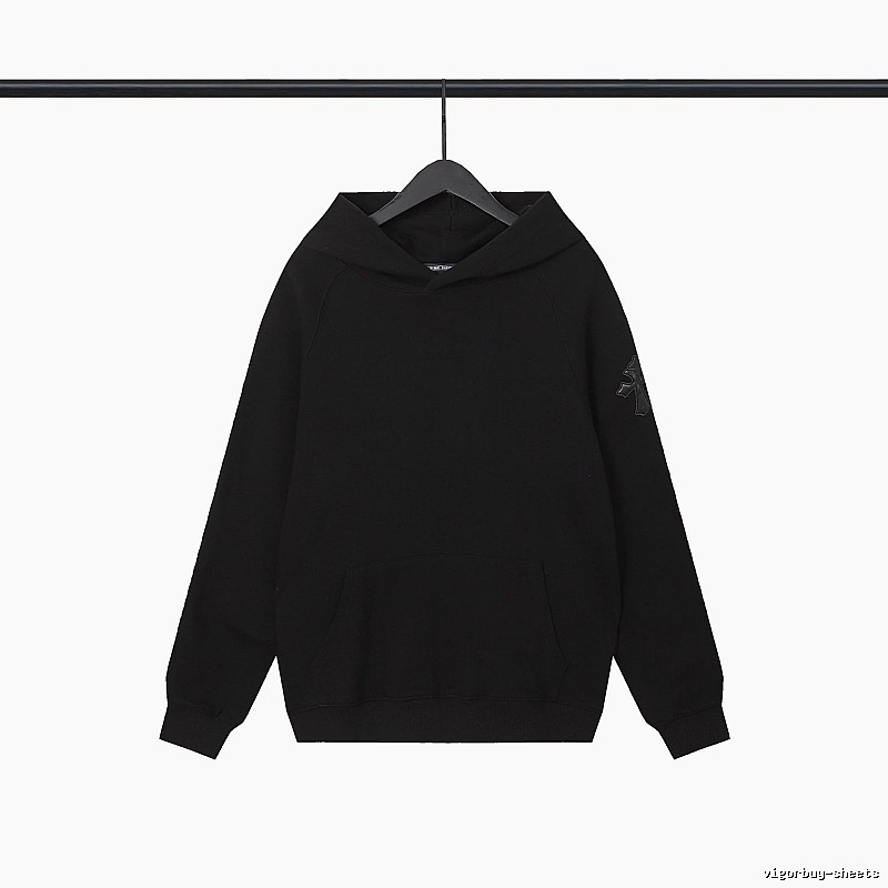 Chrome Hearts 2089-83 Black Cross Graphic Hoodie Active Casual