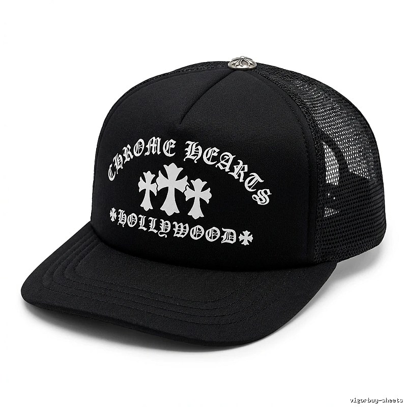Chrome Hearts Cross Trendy brand Black Hat