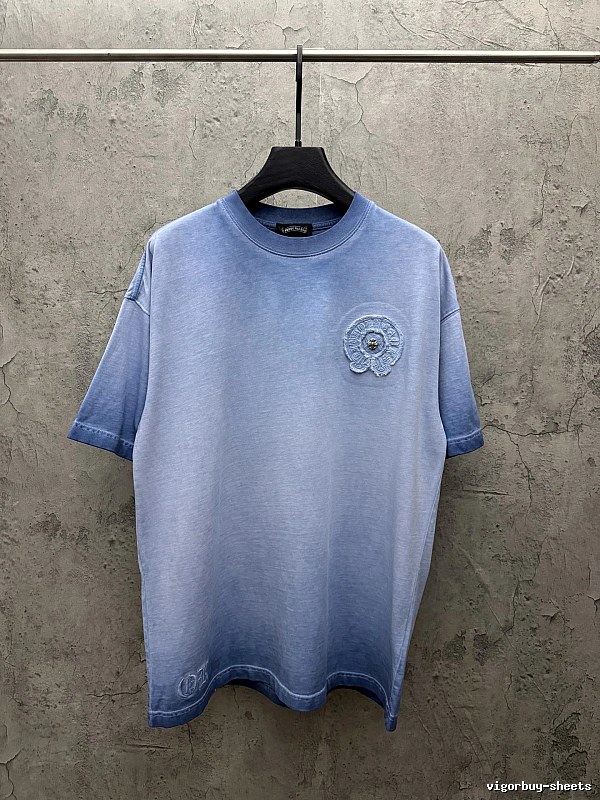 Chrome Hearts Gradient Style Blue T-shirt