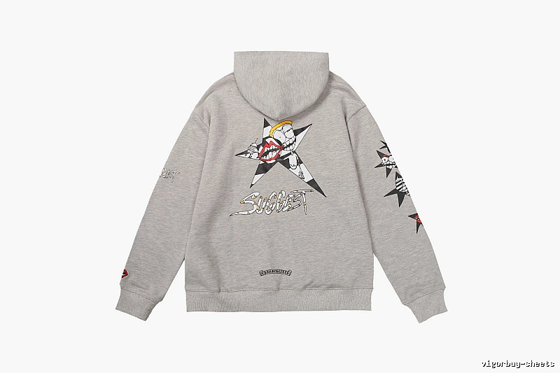 Chrome Hearts Patterned Cross graphic hoodie Black Blue Cross with Signature Styling