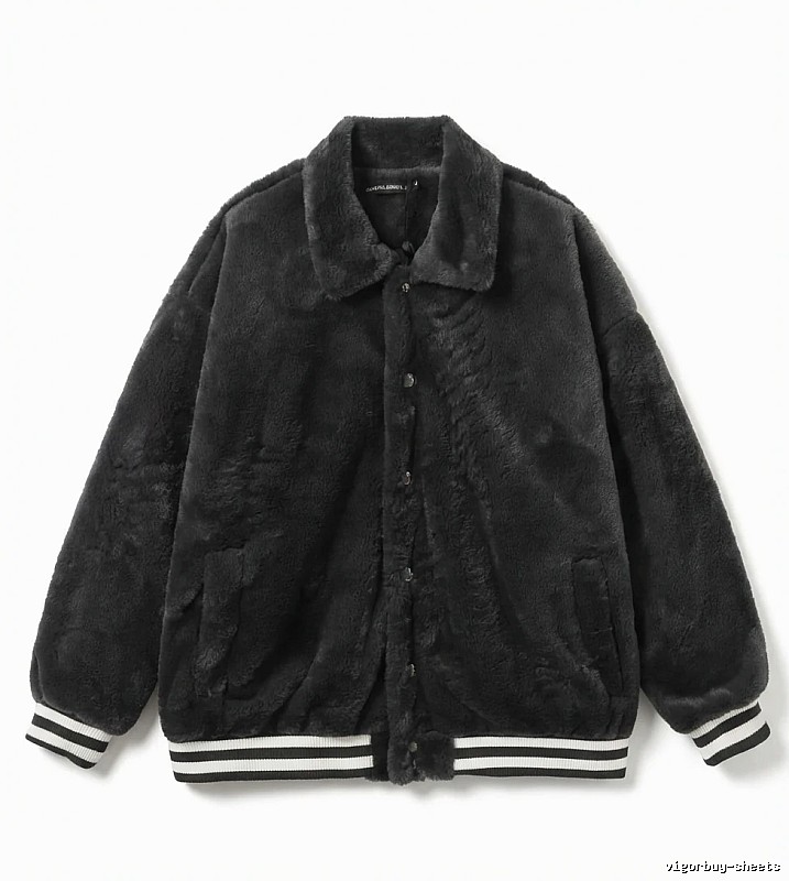 Chrome Hearts plush retro-style coat
