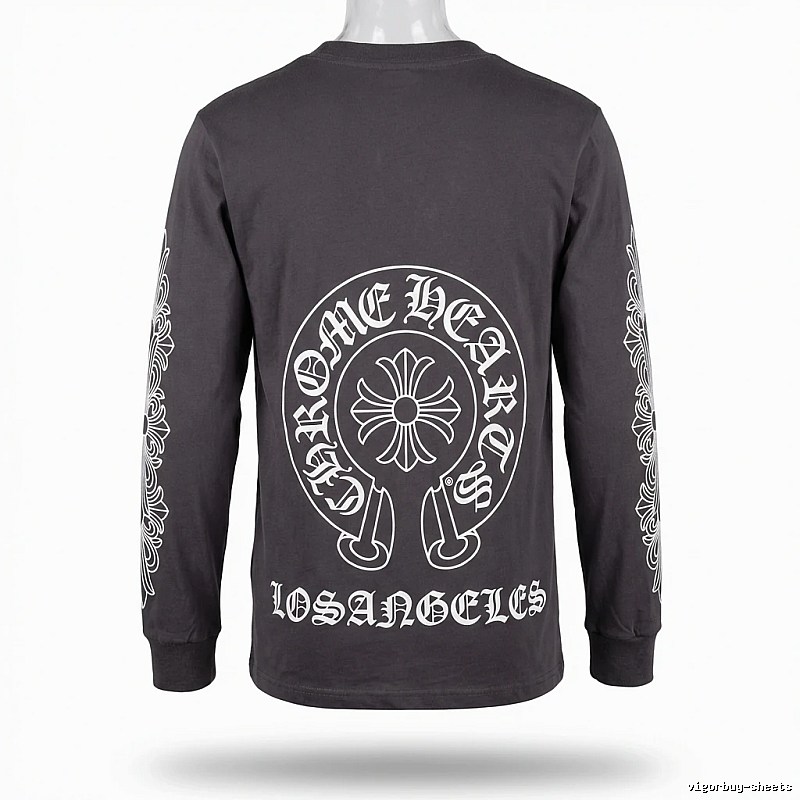 Chrome Hearts Print Dark Style Long-sleeve